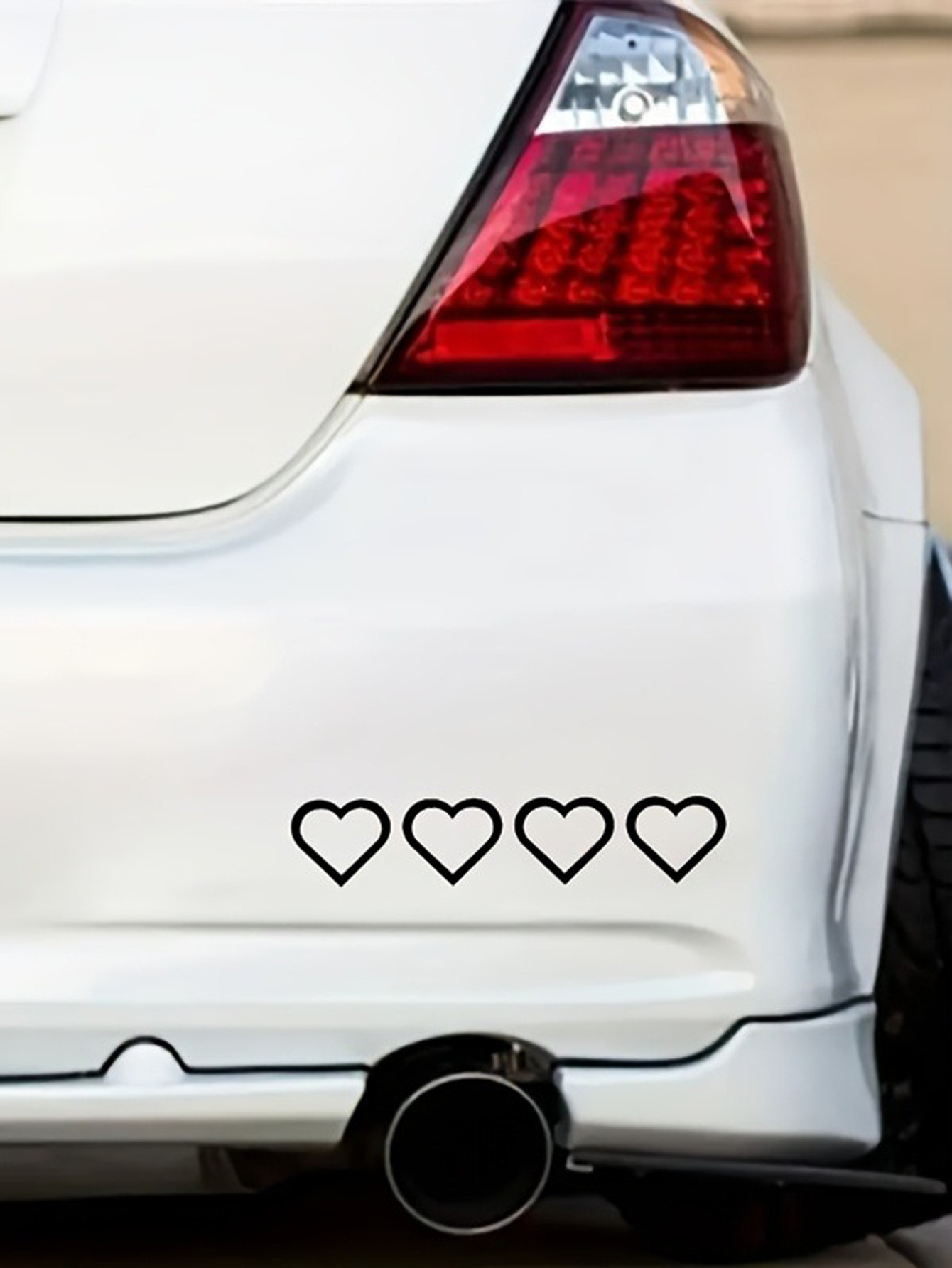Custom Heart Sticker Decal for Whatever Car